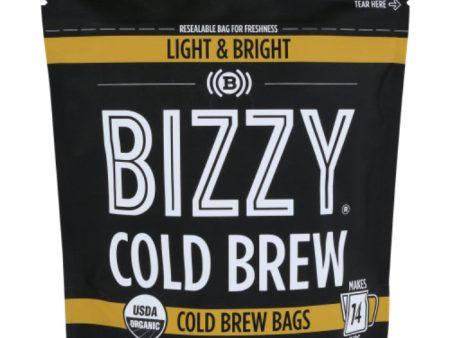 Bizzy Coffee - Organic Light & Bright, 8 oz (Pack of 6) Cheap