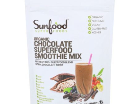 Sunfood Superfoods - Organic Chocolate Superfood Smoothie Mix Hot on Sale