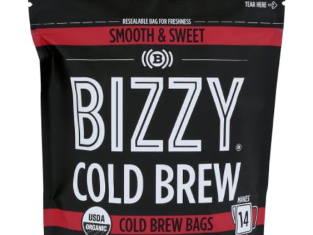 Bizzy Coffee - Organic Smooth & Sweet, 8 oz (Pack of 6) Hot on Sale