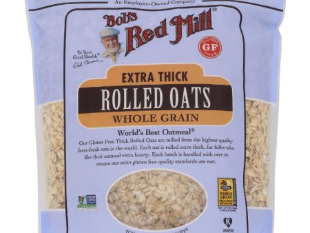 Bob s Red Mill - Oats Rolled Extra Thick Gluten-Free, 32 oz - Pack of 4 Supply