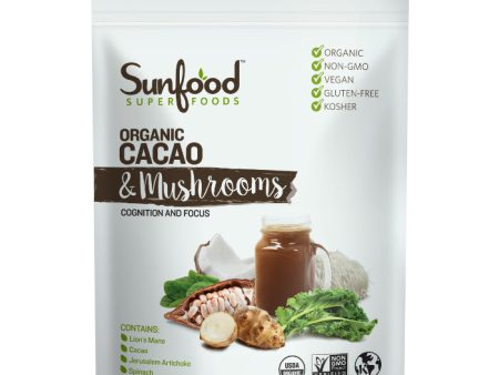 Sunfood Superfoods Cacao Mushroom Powder Org 7.4 Oz - Pack Of 1 Online Sale