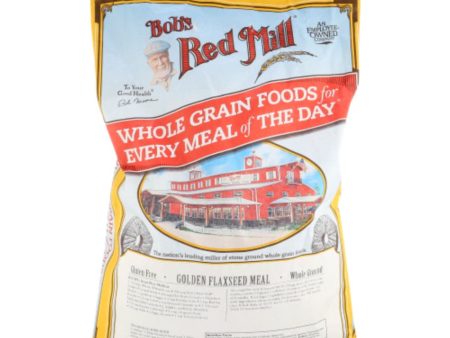 Bob s Red Mill - Whole Grain Golden Flaxseed Meal, 25 lb Online now