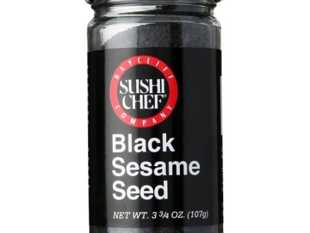 Sushi Chef Sesame Seed Black 3.75 Oz - Pack Of 12 on Sale