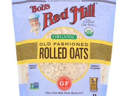 Bob s Red Mill - Oats, Rolled, Gluten-Free, Organic, Old Fashioned, 32 OZ - Pack of 4 For Cheap