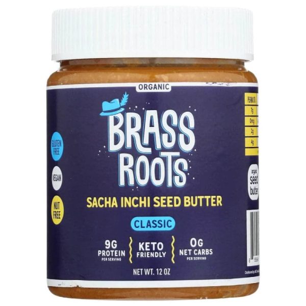 Brass Roots - Classic Sacha Inchi Seed Butter, 12 oz For Discount