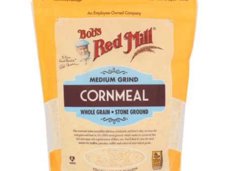 Bob s Red Mill - Cornmeal, Medium Grind, 24 OZ - Pack of 4 Online now