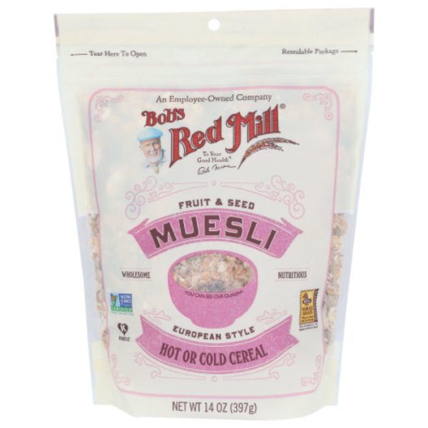 Bob s Red Mill - Muesli Fruit Seed, 14 OZ - Pack of 4 on Sale