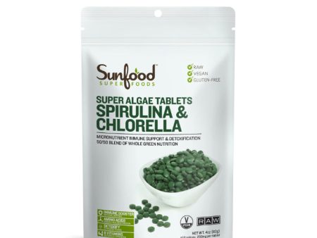 Sunfood Superfoods Spirulina Chlorella Tb 4 Oz - Pack Of 1 on Sale