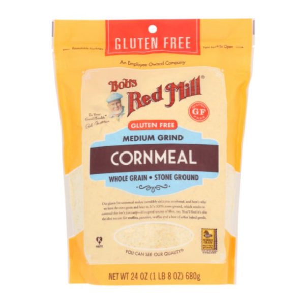 Bob s Red Mill - Cornmeal, Medium Grind, 24 OZ - Pack of 4 Online Hot Sale