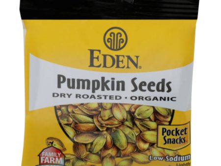 Eden Foods - Pocket Snack Pumpkin Seed Rs 1 Oz - Pack of 12 For Discount