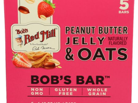 Bob s Red Mill - Oat Bar PB Jelly, 5Pk, 7.4 OZ - Pack of 6 Online Sale