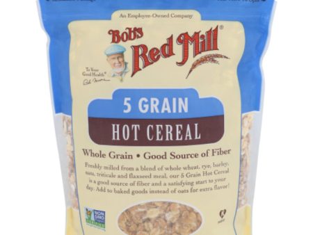 Bob s Red Mill - 5 Grain Rolled Hot Cereal, 16 OZ - Pack of 4 Cheap