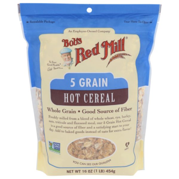 Bob s Red Mill - 5 Grain Rolled Hot Cereal, 16 OZ - Pack of 4 Cheap