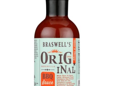 Braswell - Sauce BBQ Original, 13.5 oz - Pack of 6 For Sale