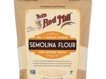 Bob s Red Mill - Flour, Semolina, 24 OZ - Pack of 4 Discount