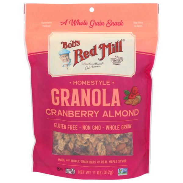 Bob s Red Mill - Granola, Homestyle, Cranberry Almond, 11 OZ - Pack of 6 For Discount