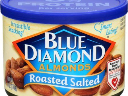 Blue Diamond - Almond Roasted Salt Tins, 6 oz (Pack of 12) Online