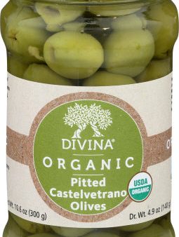 Divina - Organic Olive Pitted Castelvetrano, 4.9 Oz (Pack of 6) For Cheap