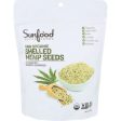 Sunfood Superfoods - Organic Shelled Hemp Seeds Online now