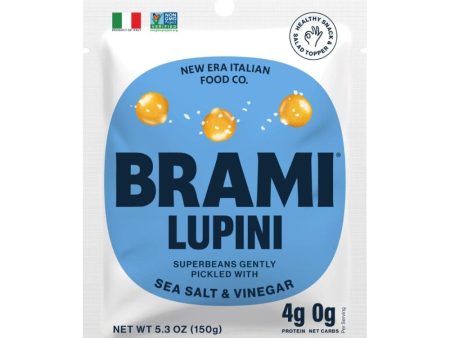 Brami Lupini - Sea Salt & Vinegar Beans Snack, 5.3 oz Supply