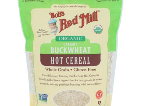 Bob s Red Mill - Buckwheat Creamy Organic Hot Cereal, 18 OZ - Pack of 4 Online now