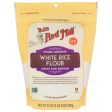 Bob s Red Mill - Flour, White Rice, 24 OZ - Pack of 4 Hot on Sale