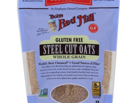 Bob s Red Mill - Oats Steel Cut Gluten-Free, 24 oz - Pack of 4 Online Hot Sale