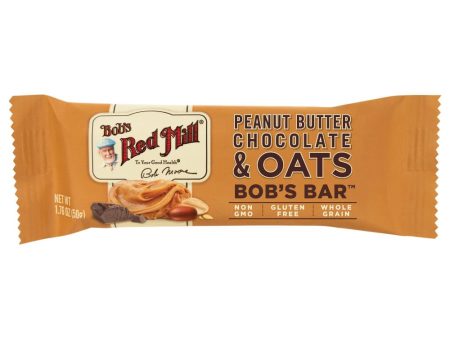 Bob s Red Mill - Peanut Butter Chocolate and Oats Bar, 1.76 OZ - Pack of 12 For Discount