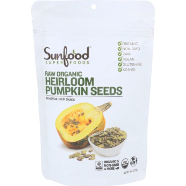 Sunfood Superfoods - Organic Heirloom Pumpkin Seeds Online Hot Sale