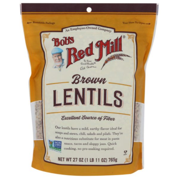 Bob s Red Mill - Lentils, Brown, 27 OZ - Pack of 4 Cheap