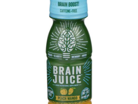 Brain Juice - Liquid Supplement, Brain Decaf, 2.5 fl oz - Pack of 12 on Sale