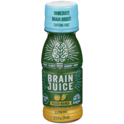 Brain Juice - Liquid Supplement, Brain Decaf, 2.5 fl oz - Pack of 12 on Sale