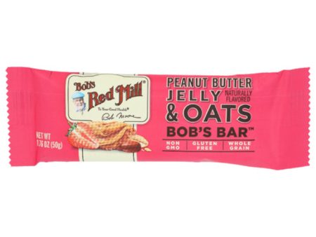 Bob s Red Mill - Oat Bar Peanut Butter Jelly, 1.76 OZ - Pack of 12 Online Hot Sale