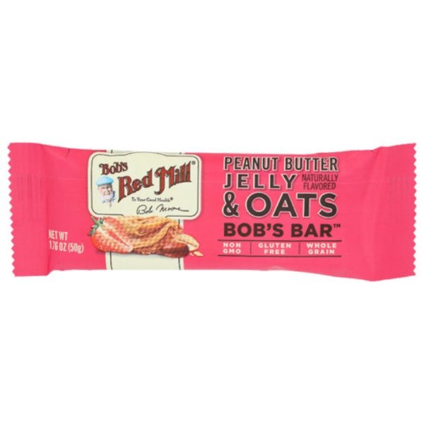 Bob s Red Mill - Oat Bar Peanut Butter Jelly, 1.76 OZ - Pack of 12 Online Hot Sale