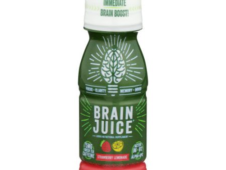 Brain Juice - Shot, Strawberry Lemonade Original, 2.5 fl oz - Pack of 12 Cheap