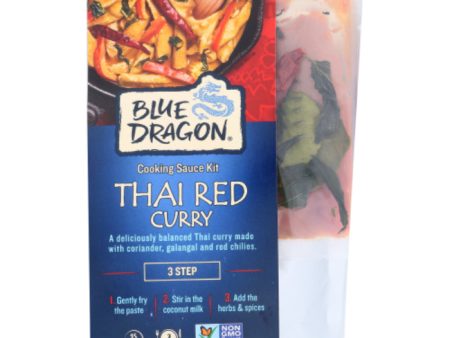 Blue Dragon - Curry Kit Thai Red 3 Step, 8.9 oz (Pack of 6) Fashion