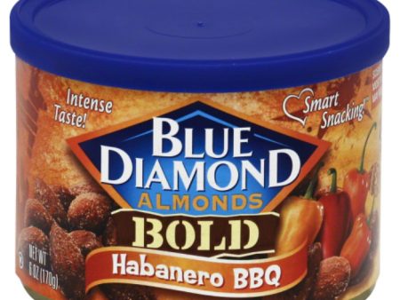 Blue Diamond - Almond Habanero BBQ, 6 oz (Pack of 12) For Sale