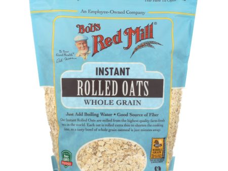 Bob s Red Mill - Oats, Rolled, Instant, 16 OZ - Pack of 4 Fashion