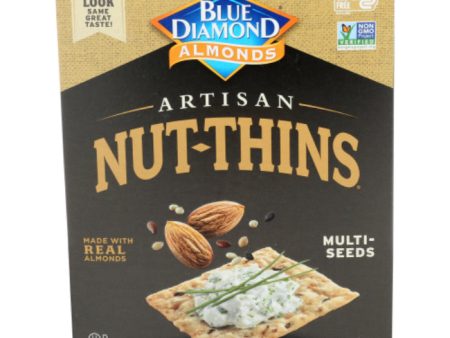 Blue Diamond - Cracker Nut Thin Multiseed, 4.25 oz (Pack of 12) Online Hot Sale