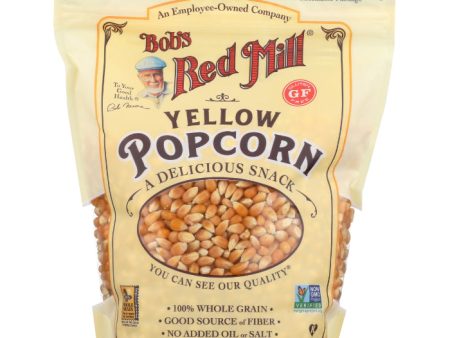 Bob s Red Mill - Popcorn Yellow Whole Kernel, 30.8 oz - Pack of 4 Online Sale