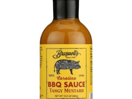 Braswell - Sauce BBQ Tangy Mustard, 13.5 oz - Pack of 6 Cheap