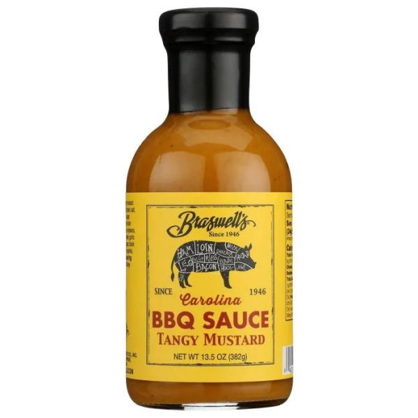 Braswell - Sauce BBQ Tangy Mustard, 13.5 oz - Pack of 6 Cheap