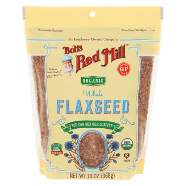 Bob s Red Mill - Flaxseed, Brown, Organic, 13 OZ - Pack of 4 For Cheap