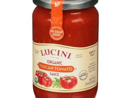 Lucini - Organic Marinara Pasta Sauce, 24 Oz - Pack of 6 Discount