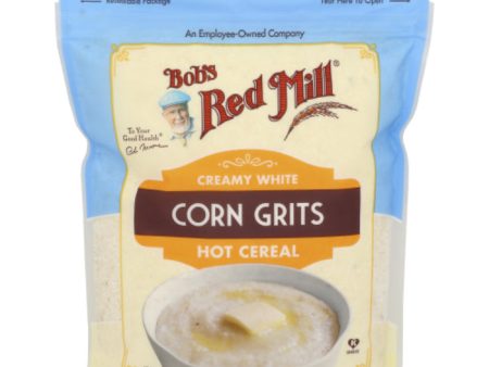 Bob s Red Mill - Grits, White Corn Polenta, 24 OZ - Pack of 4 Online Hot Sale