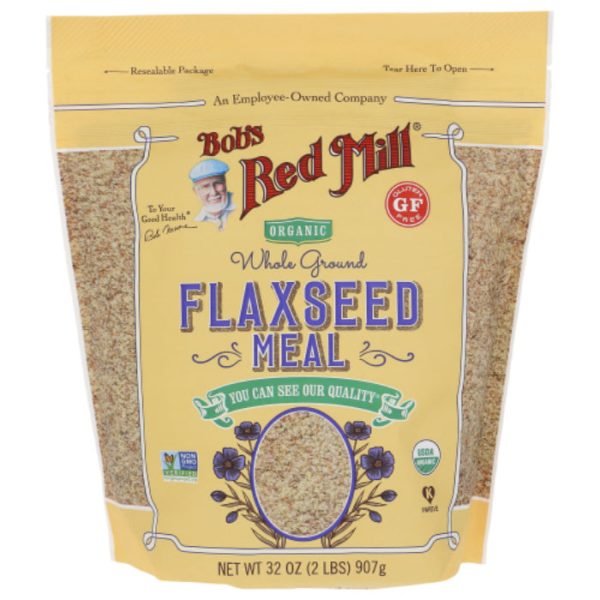 Bob s Red Mill - Flaxseed Meal, Organic, 32 OZ - Pack of 4 For Sale