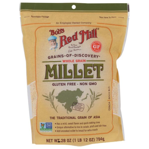 Bob s Red Mill - Millet, 28 OZ - Pack of 4 For Sale