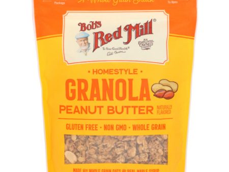 Bob s Red Mill - Granola, Homestyle, Peanut Butter, 11 OZ - Pack of 6 Hot on Sale