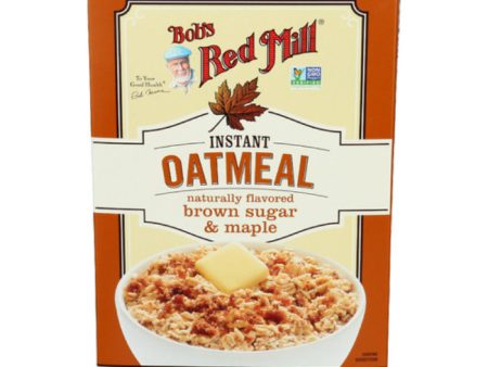 Bob s Red Mill - Oatmeal, Brown Sugar Maple, 8 Packets, 9.87 OZ - Pack of 4 Sale