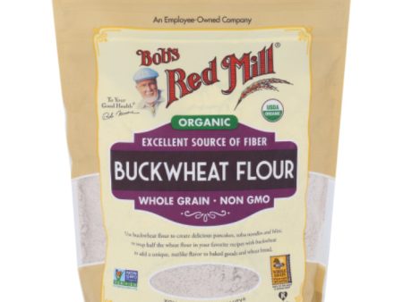 Bob s Red Mill - Flour, Buckwheat, Organic, 22 OZ - Pack of 4 Online now